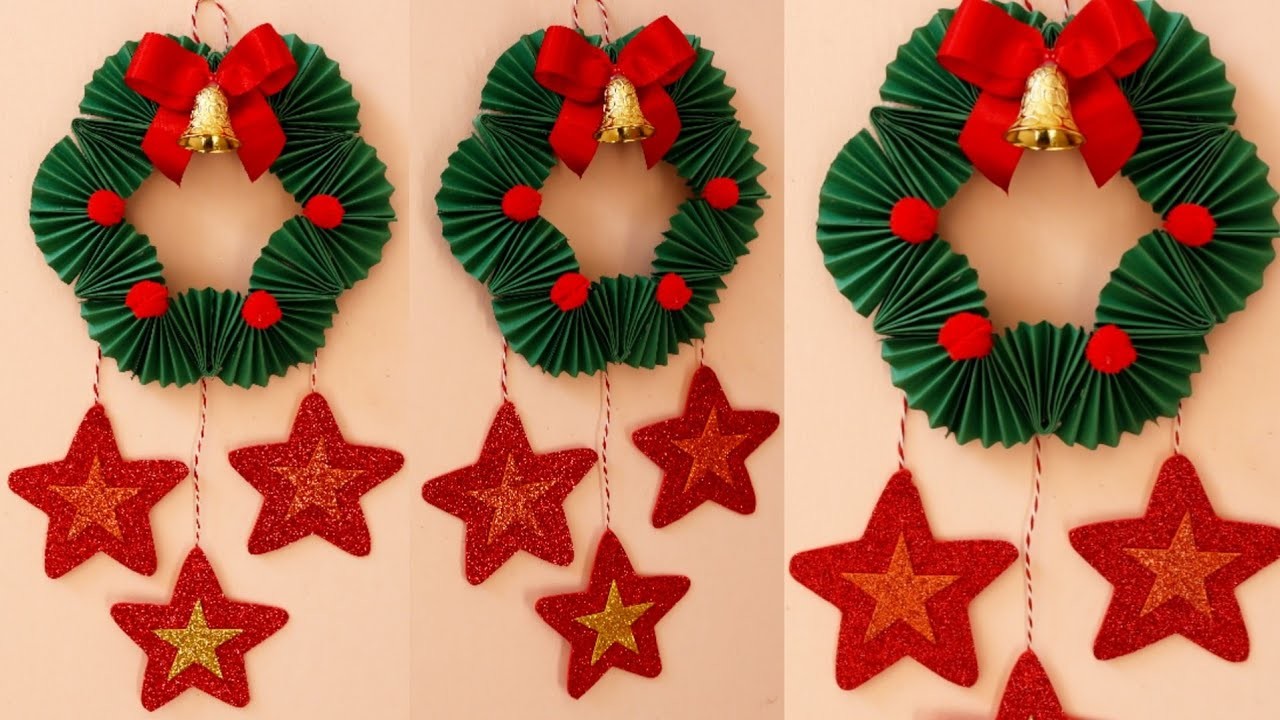DIY Christmas Wreath.Christmas Wreath making for Christmas #christmascrafts #christmasdecorations