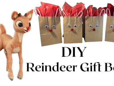 DIY REINDEER GIFT BAGS