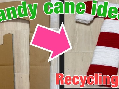 Easy Candy Cane DIY Christmas Decorations