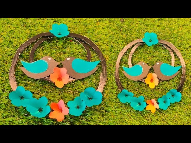 ????????Easy Paper Bird ???? Wall Hanging Craft ???? || Home Decoration Ideas ???? || Bird || Room Decor DIY ????