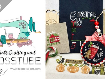 Flosstube 25 | Let's Stitch Some Christmas Ornaments!