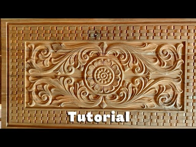 How to make a design on the tea table base | beautiful carving of tea table |@pktwoodart5456