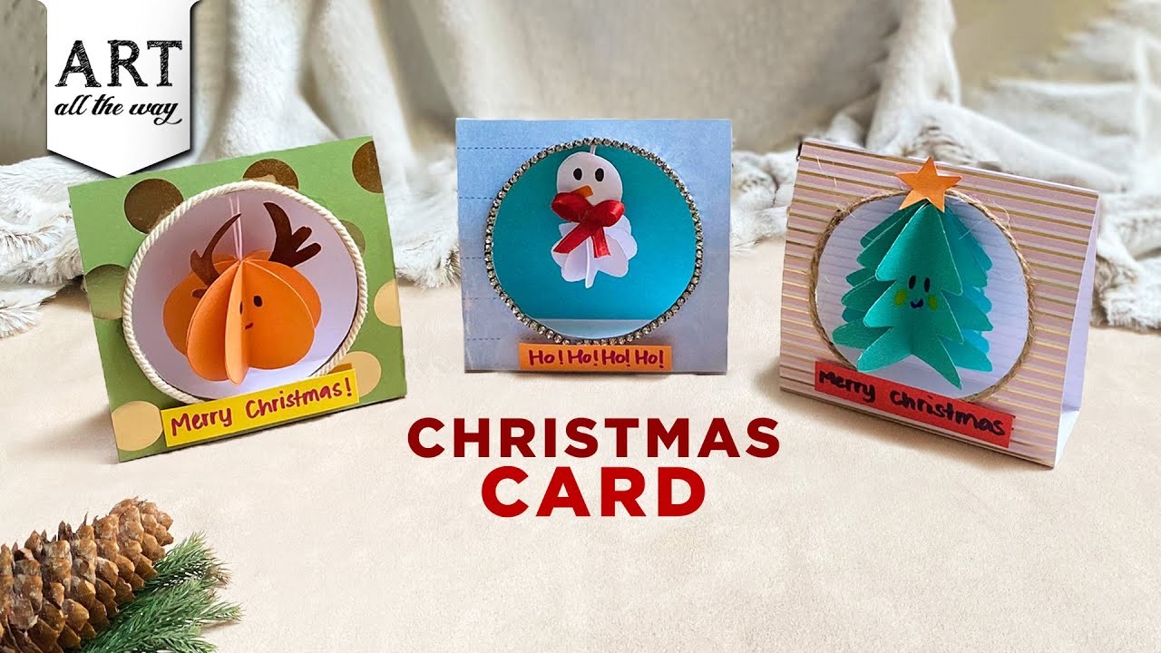 How To Make Christmas Card | Christmas Card | Christmas Card Ideas | Christmas DIY | @VENTUNOART