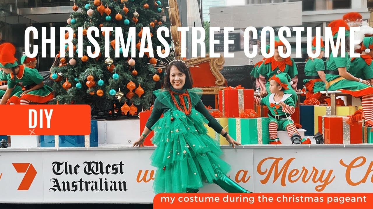 How to Make Christmas Tree Costume DIY | Jonathan and Karen