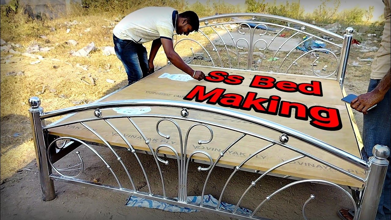 How To Make Ss Folding Bed Amazing Technique