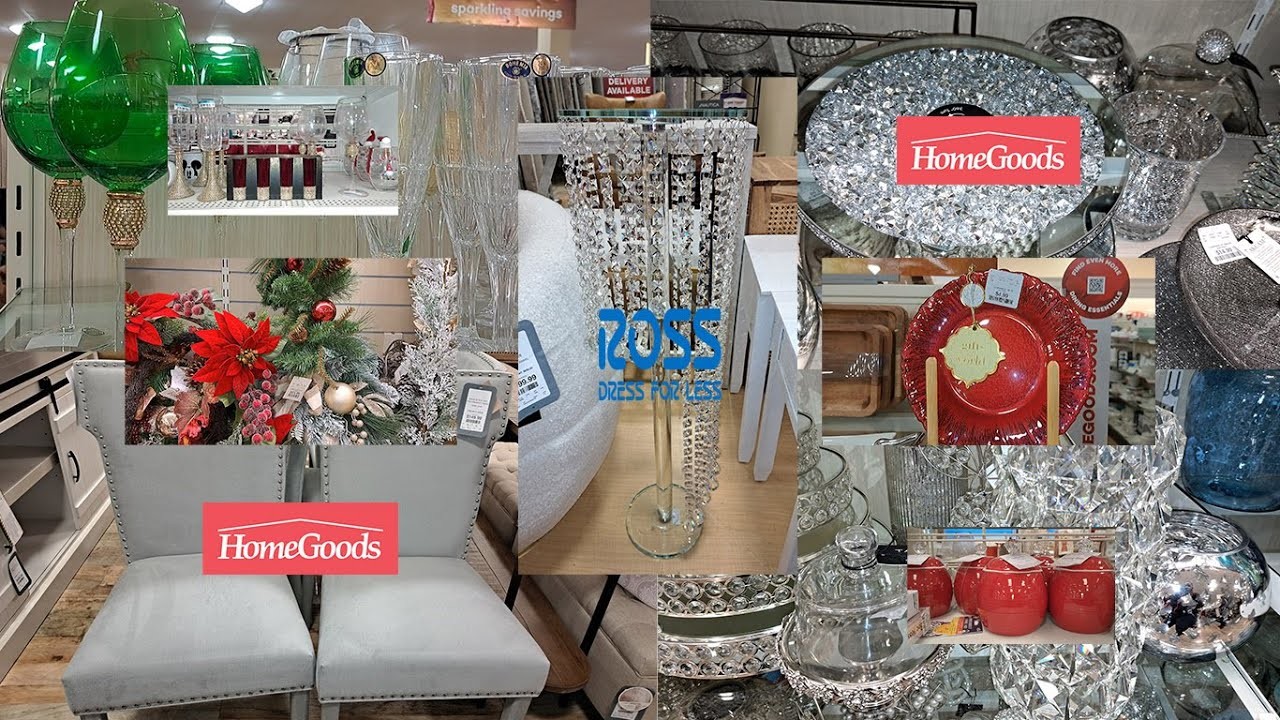 Let's go Christmas Shopping and Home Décor Shopping at Ross and HomeGoods! | The Glam Décor Channel