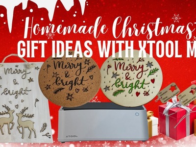 MAKE WOODEN TRIVETS, GIFT TAGS & WALL HANGING WITH XTOOL M1. CHRISTMAS SALE!