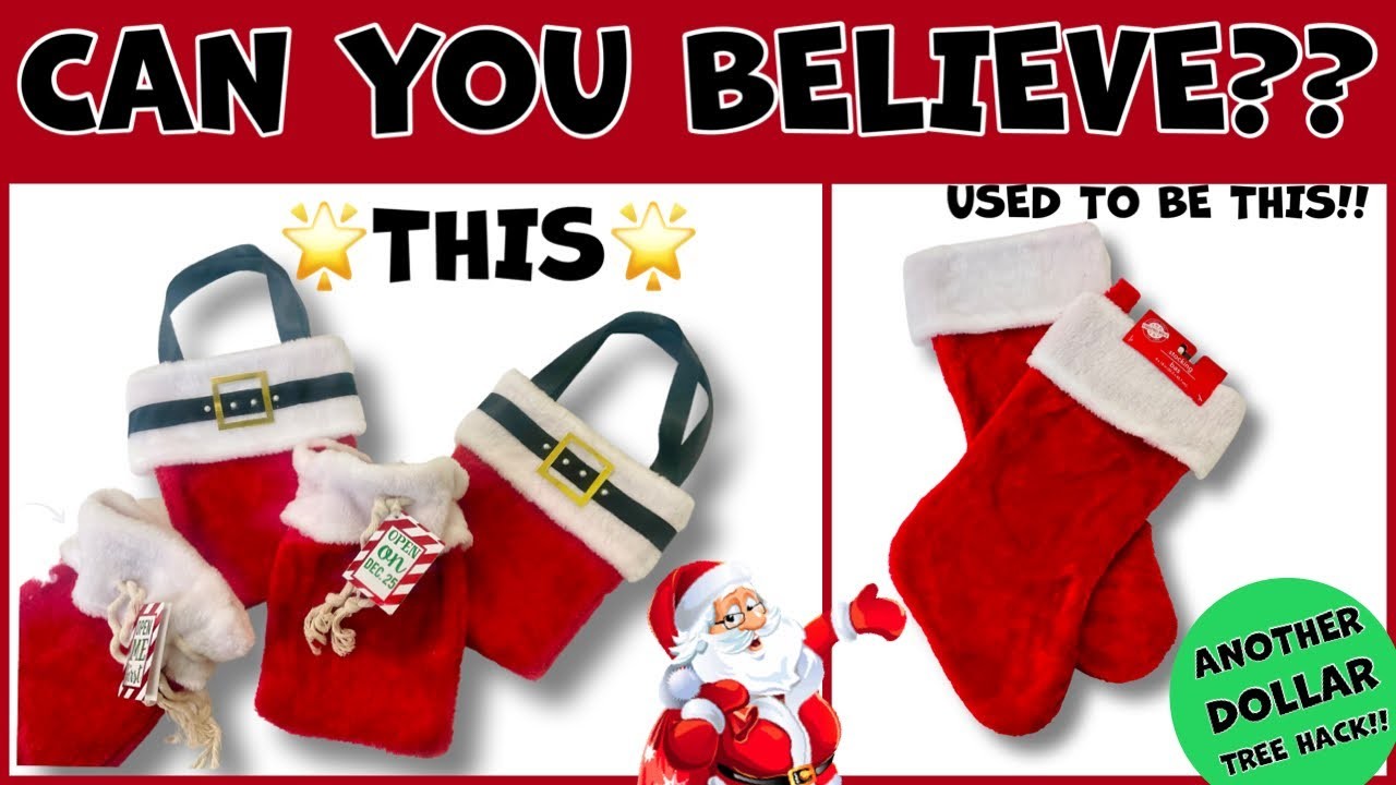 OH NOOOO!! MY DOLLAR TREE IS ALMOST SOLD OUT!! Dollar Tree CHRISTMAS Stocking Hack!