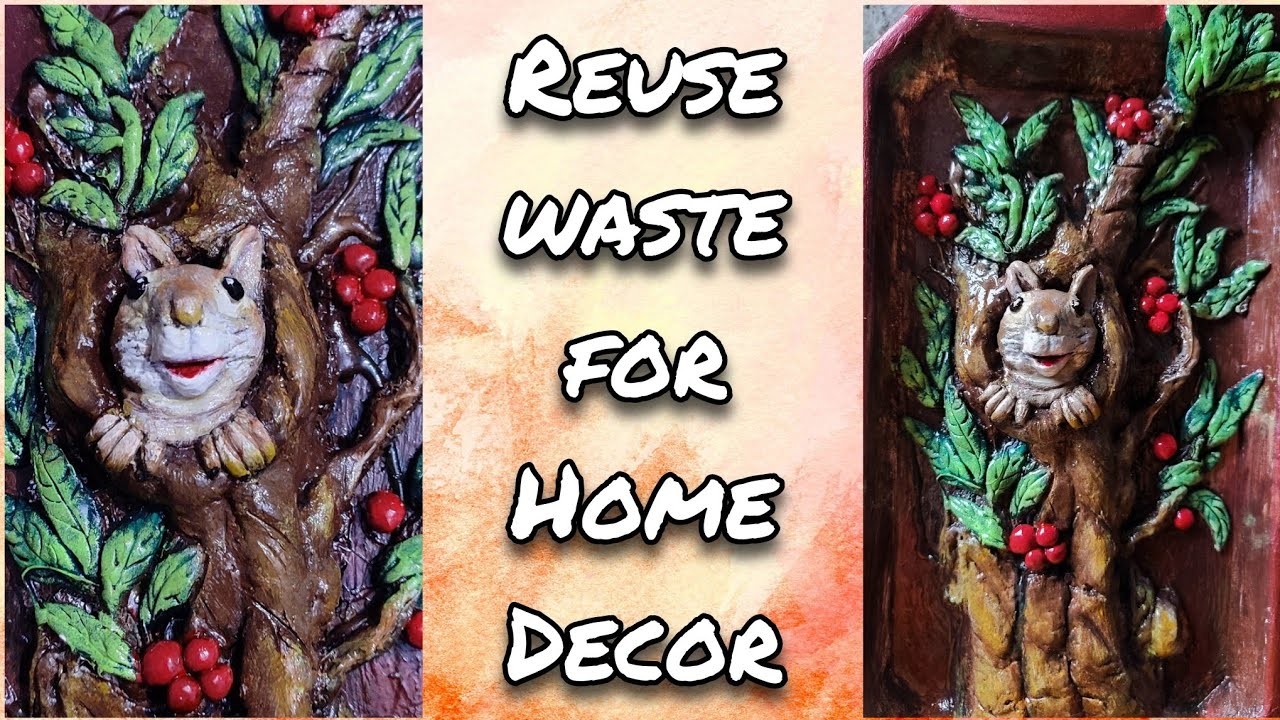 REUSE WASTE F0R HOME DECOR,- BEST OUT OF WASTE | WASTE MATERIAL CRAFT IDEAS | #diy #homedecor