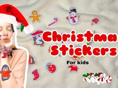 Special Christmas video for kids ???? || diy Christmas stickers ❤️