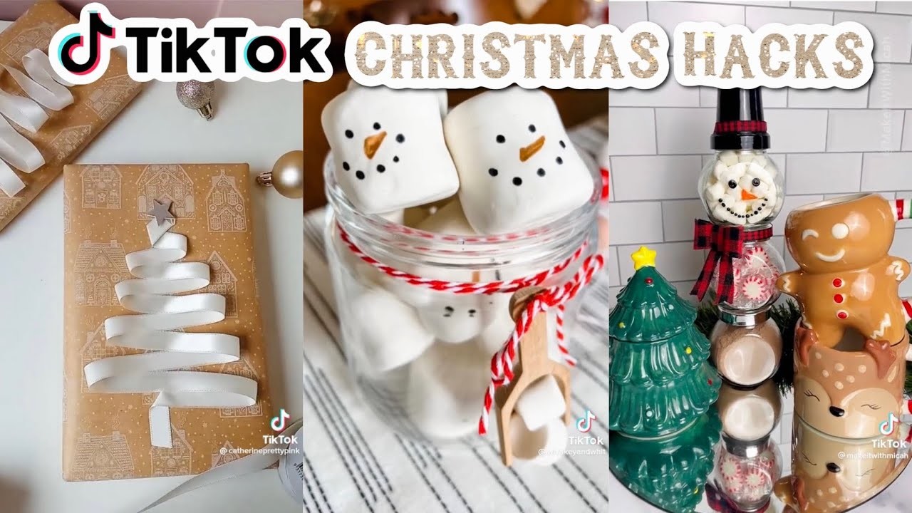 TikTok DIY Christmas Hacks (Decor & Gifts)