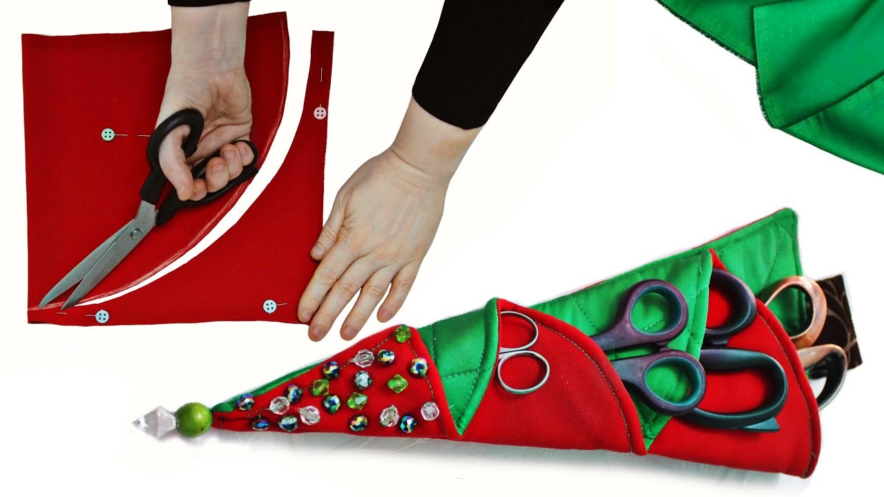 Very Easy 2023 Christmas Sewing Project from Waste Pieces of Fabric in 10 Minutes
