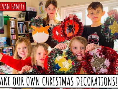 WE MAKE OUR OWN CHRISTMAS DECORATIONS | DAY IN THE LIFE VLOG | The Sullivan Family