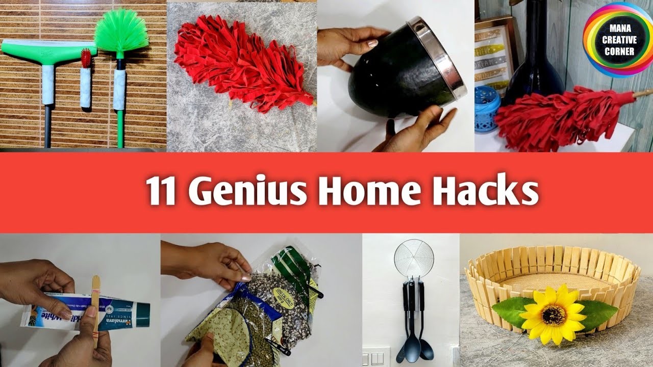 11 Genius Home Hacks That Makes Your Life Easier | 11 No Cost Home Organization tips and ideas