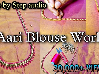 Aari class for beginners in Tamil  | Budget aari work Rs 999 | Aari neck work | 20K VIEWS