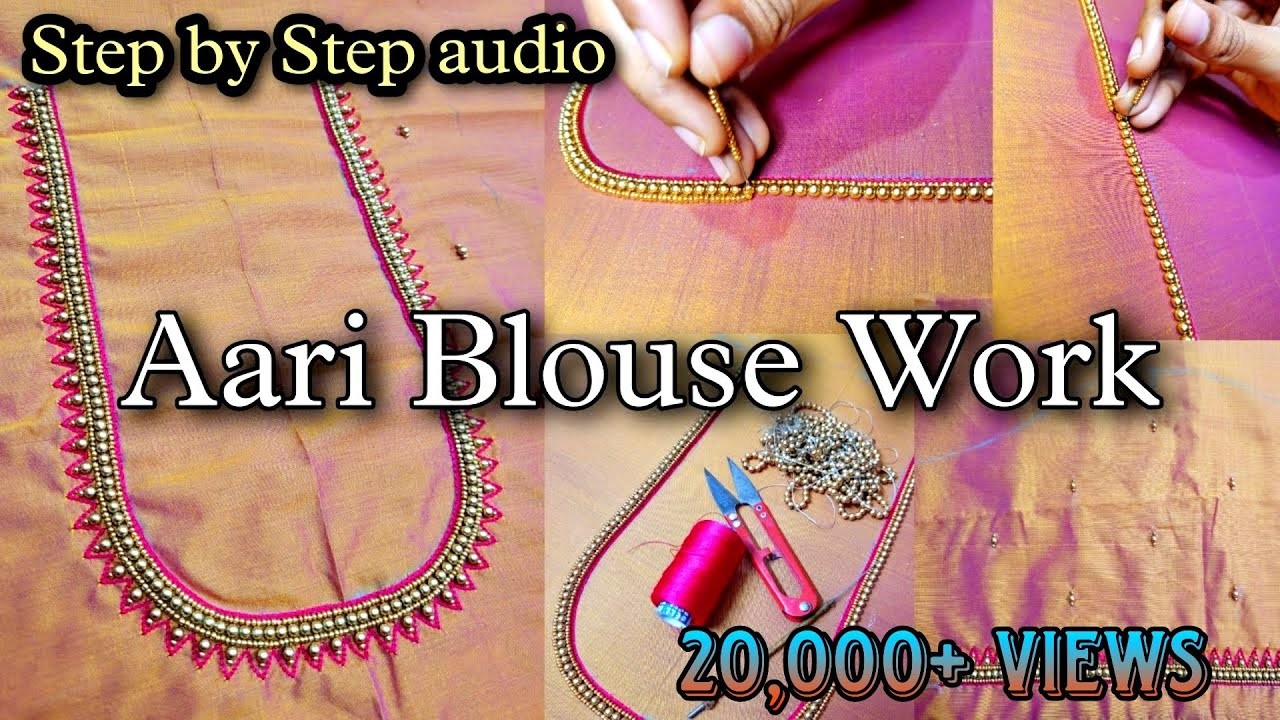 Aari class for beginners in Tamil  | Budget aari work Rs 999 | Aari neck work | 20K VIEWS