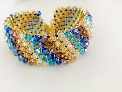 Christmas Gift Idea || Bicone bracelet || Party wear bracelet