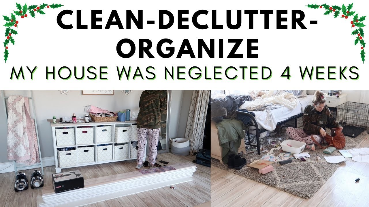 CLEAN-DECLUTTER-ORGANIZE WITH ME! || REAL LIFE MESSY HOUSE CLEAN WITH ME