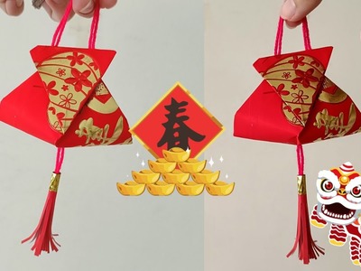 CNY Angbao lucky money bag ????. Angbao pocket red package| Hongbao pocket money bag
