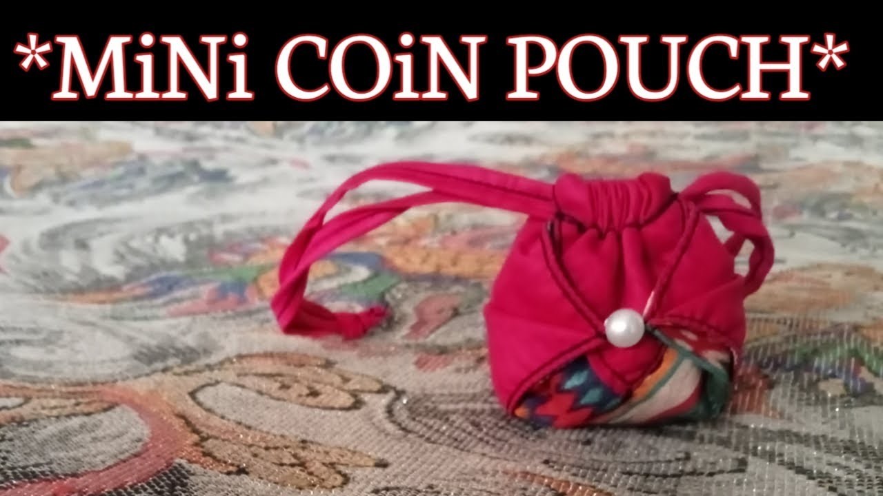 Coin Purse. Mini Coin Pouch. DIY Coin Bag #StylishWorld