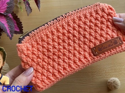 Crochet Purse Bag With Zipper | Crochet coin purse | Crochet mini bag ????☃️????