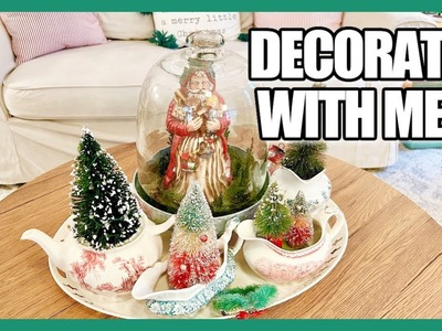 DECORATE WITH ME FOR CHRISTMAS! Budget Decorating Using What I Have!