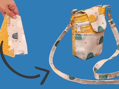 DIY a shoulder bag for mobile phones and other small items - even a beginner can handle it!