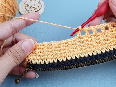 DIY Crochet Zipper Purse | ViVi Berry Diy