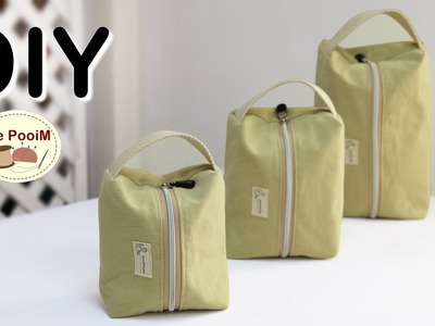 DIY Cute Zipper Pouch Bag 3 Sizes