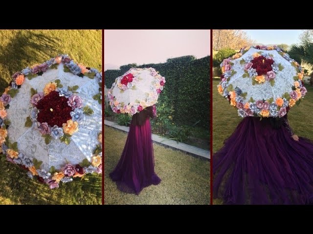 Diy|Elegent and beautiful umbrella decor for bride entry |decor in low budget |ideas for photoshoot