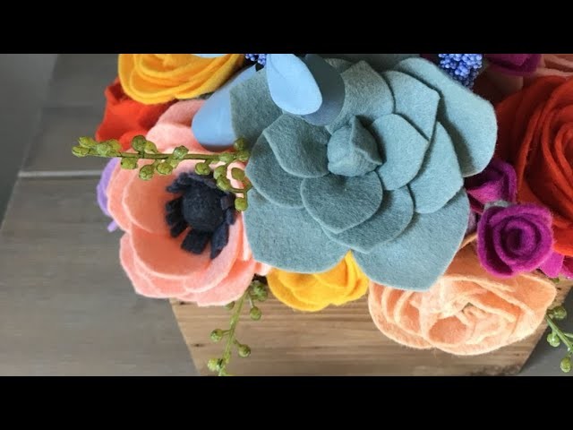 DIY Felt Flowers for a Fresh Spring Feel