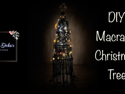 DIY Macramé Unique Christmas Tree