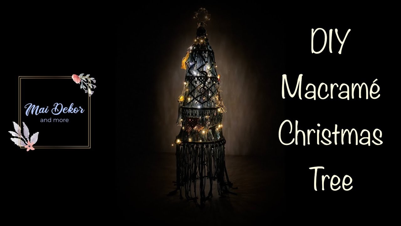 DIY Macramé Unique Christmas Tree