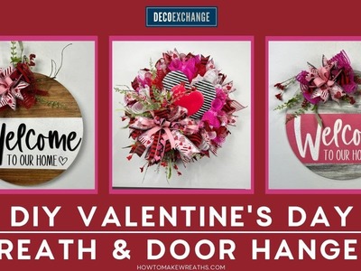 DIY Valentine's Day Wreath and Door Hangers | DecoExchange Live Replay