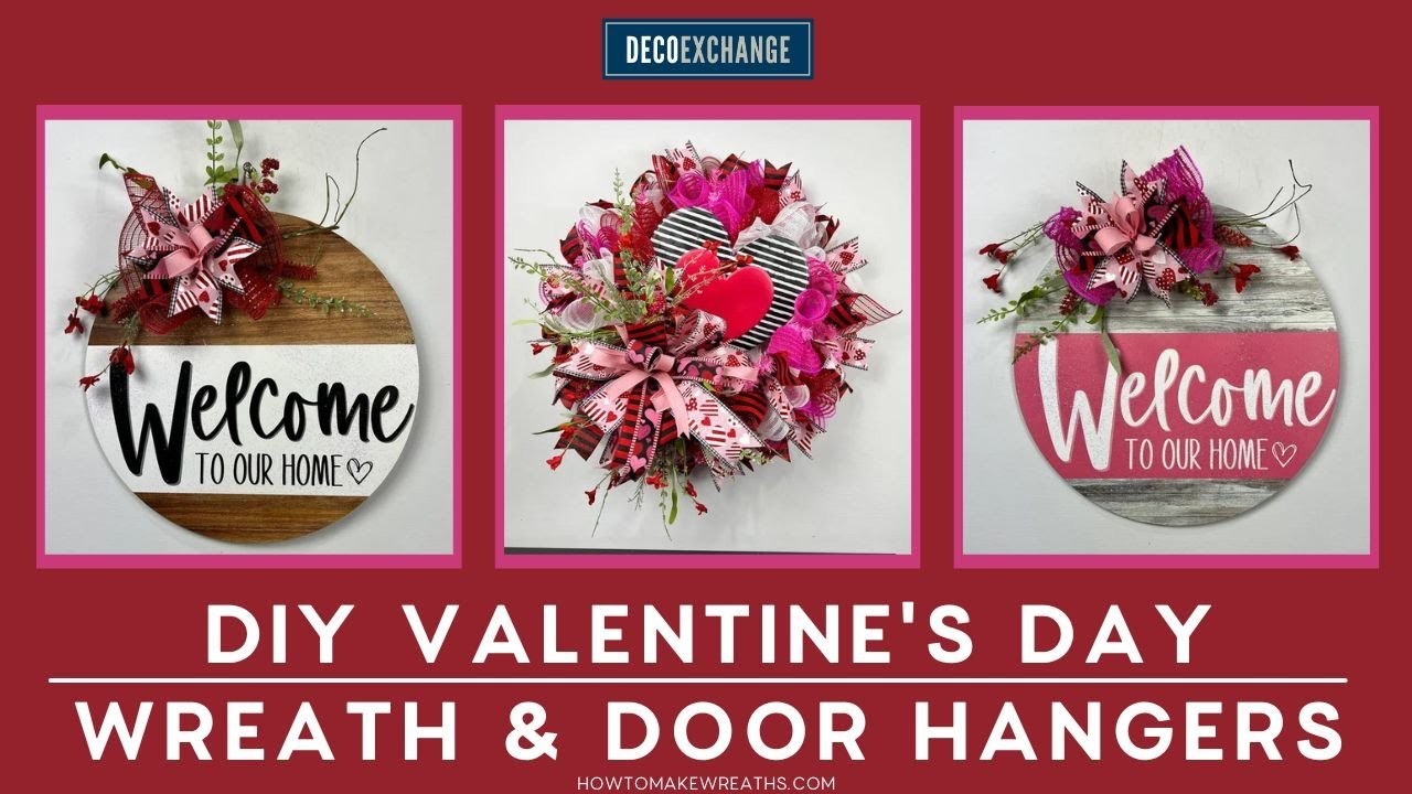 DIY Valentine's Day Wreath and Door Hangers | DecoExchange Live Replay
