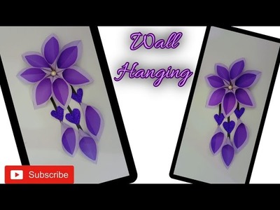 DIY Wall Hanging Craft • Paper wall hanging • Wall decoration ideas • Easy paper craft • We Crafts