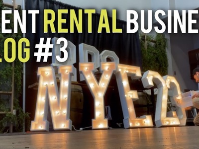 Event Rental Business Behind The ???? Weekly Vlog #3