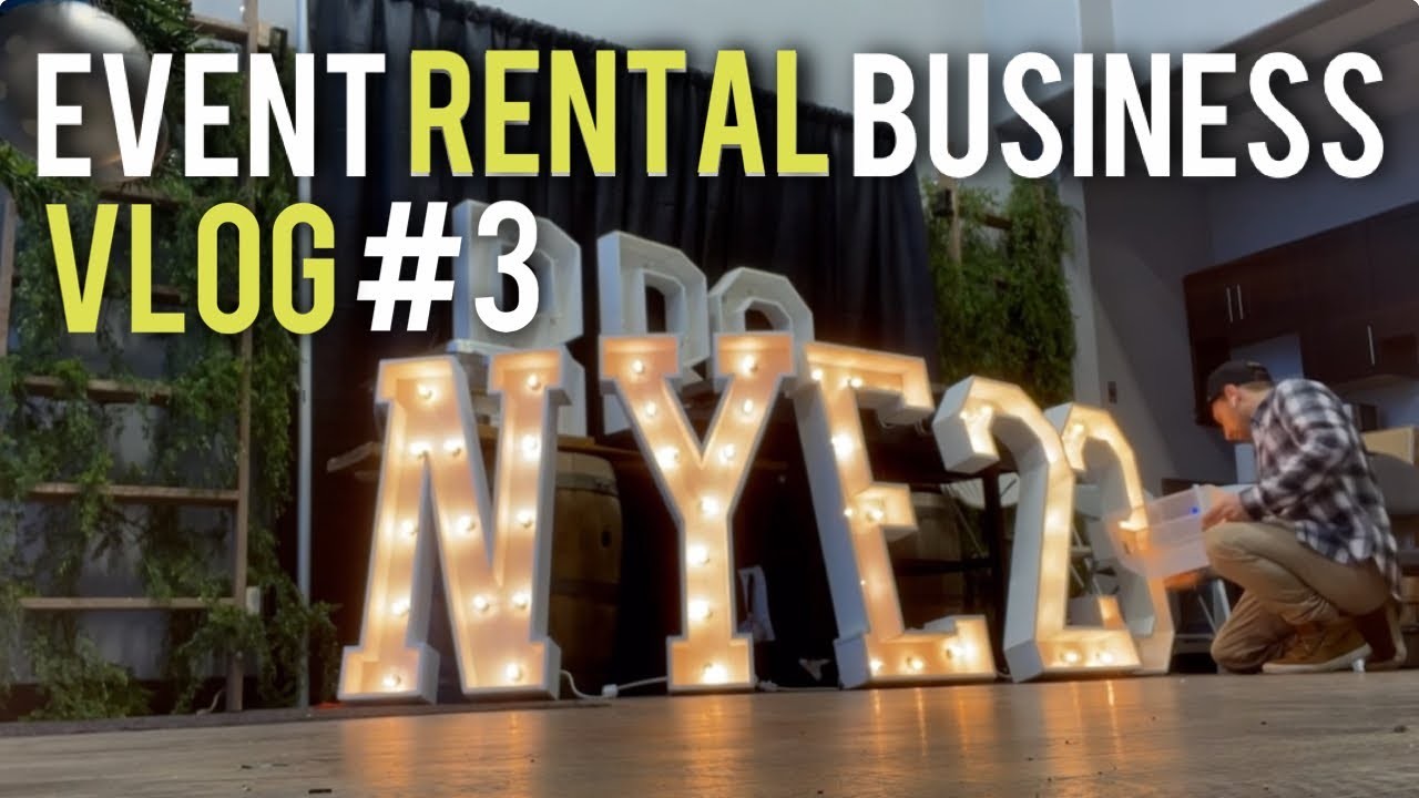 Event Rental Business Behind The ???? Weekly Vlog #3