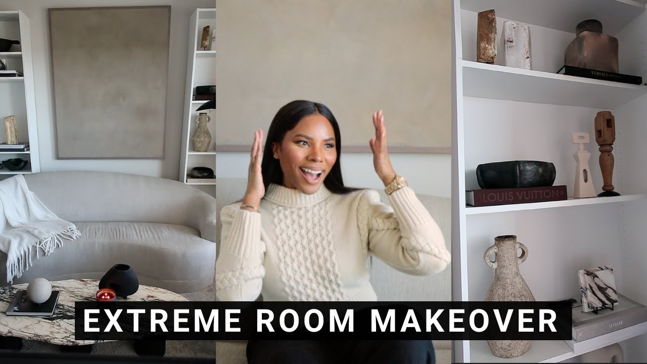 EXTREME ROOM MAKEOVER | DIY PROJECTS | 12 DAYS OF VLOGMAS | DAY 11 | SIGNED ANDREA