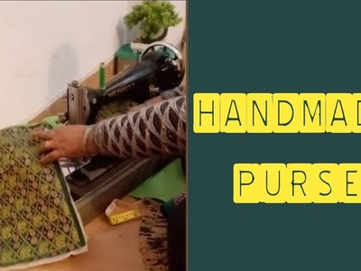 "HANDMADE PURSE" made from waste cloth material || DIY || Triple Pocket ||. 