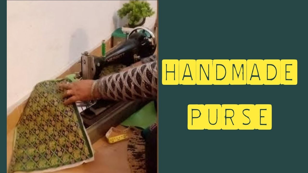 "HANDMADE PURSE" made from waste cloth material || DIY || Triple Pocket ||. 