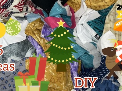 Have time to do it in the last minutes, these products before the holidays. Use leftover fabric