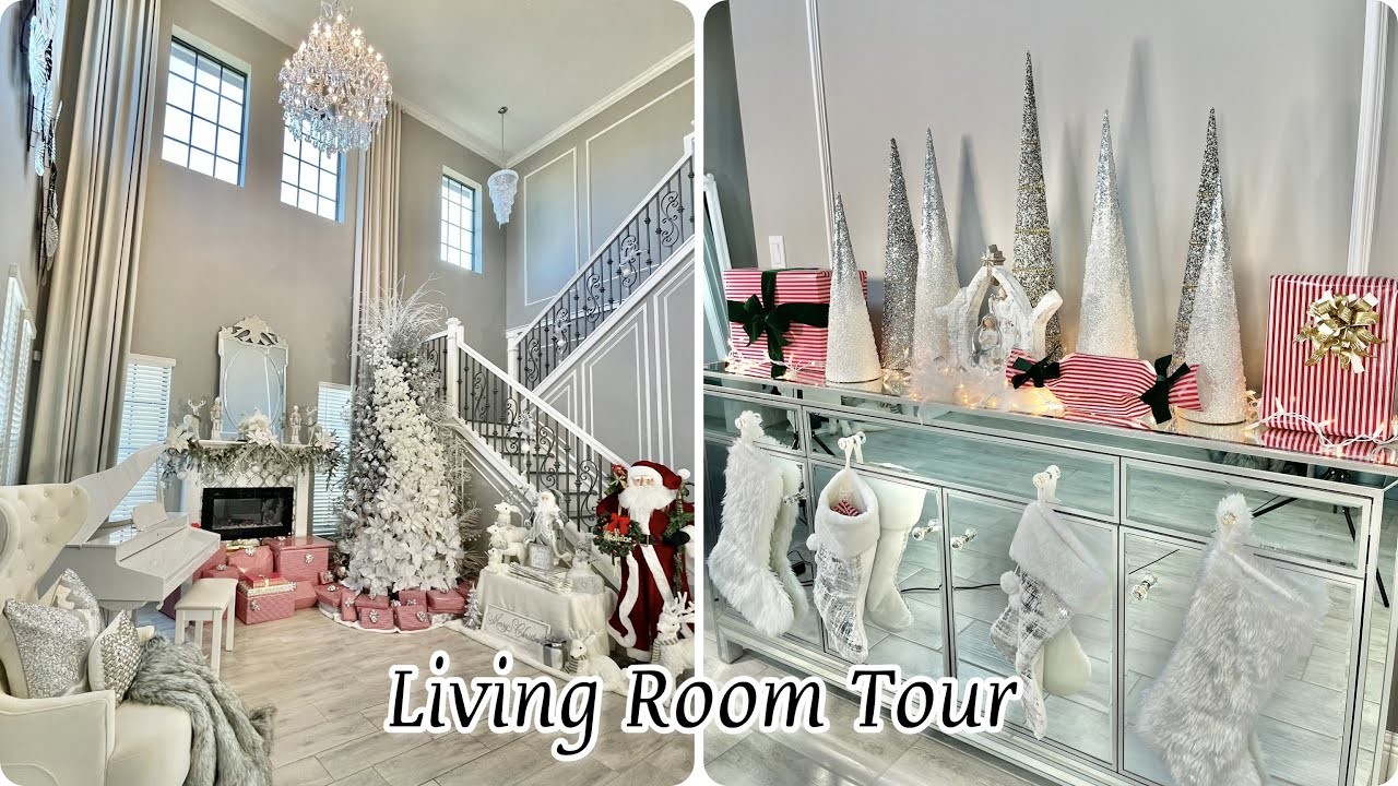 Holiday Living Room Tour x Yeedi mop station pro review