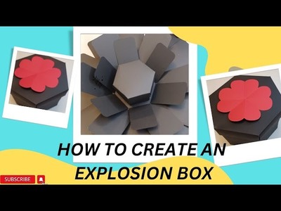 How to create an Explosion Box #idea #gift #birthday  #graduation #wedding #anniversary #howto