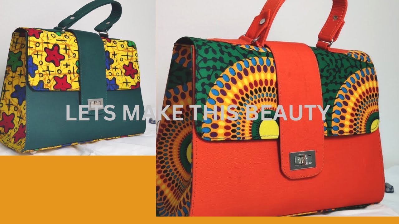 How To Make Ankara Sturdy Trending Bag || Afrocentric Ankara Bag