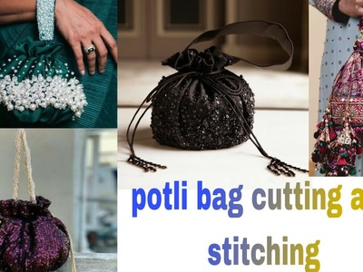 How to make potli bag at home. Mini purse(diy). for wedding season and daily use #potlibags #purse