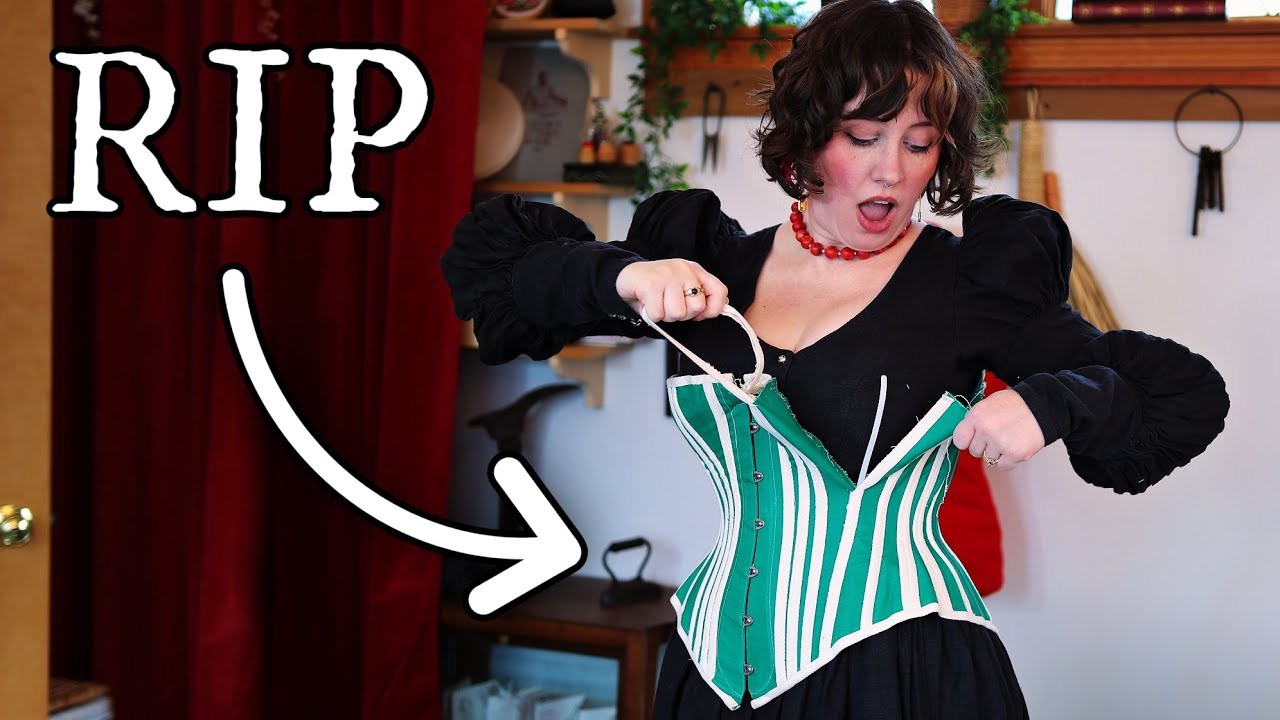 I destroyed a corset (and made a new one!)