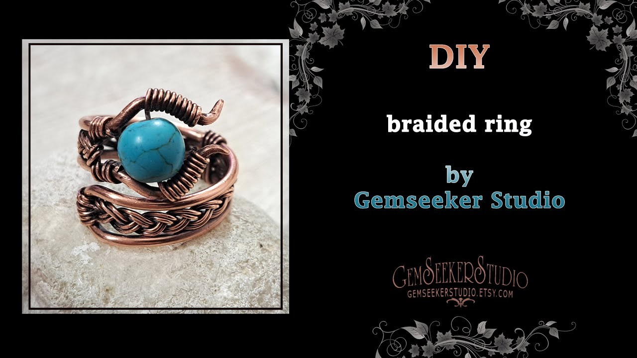 Learn how to make a braided ring.