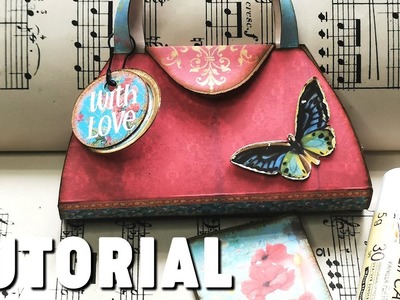 Lip Balm Purse Tutorial from Card - Super Cute, Super Easy