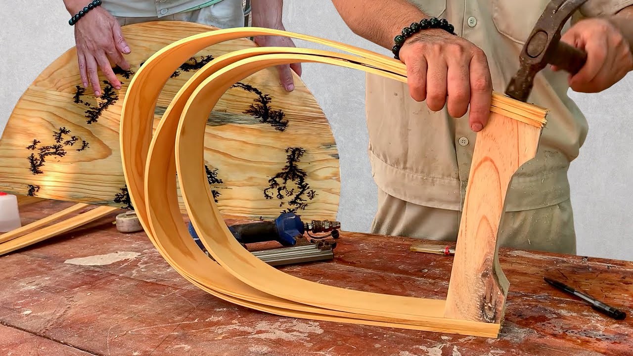 Mr. Truong Made A Strangely Shaped Coffe Table. Making wooden coffe table. Woodworking DIY